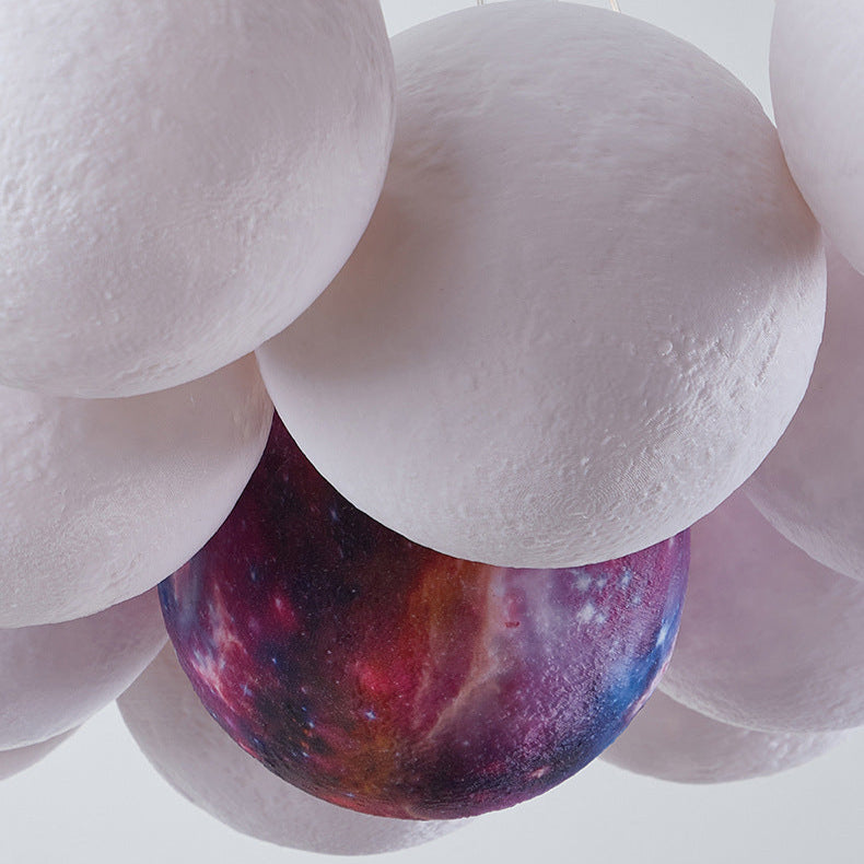 Modern Minimalist Lunar Pendant Lamp