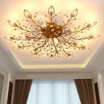 American Style Crystal Branch Ceiling Lamp