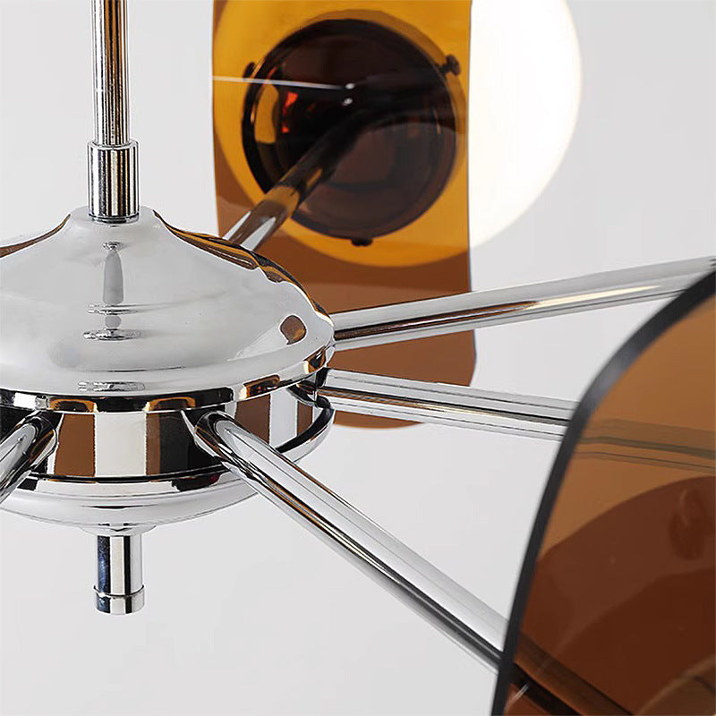 Zen Style Bauhaus Retro Restaurant Chandelier