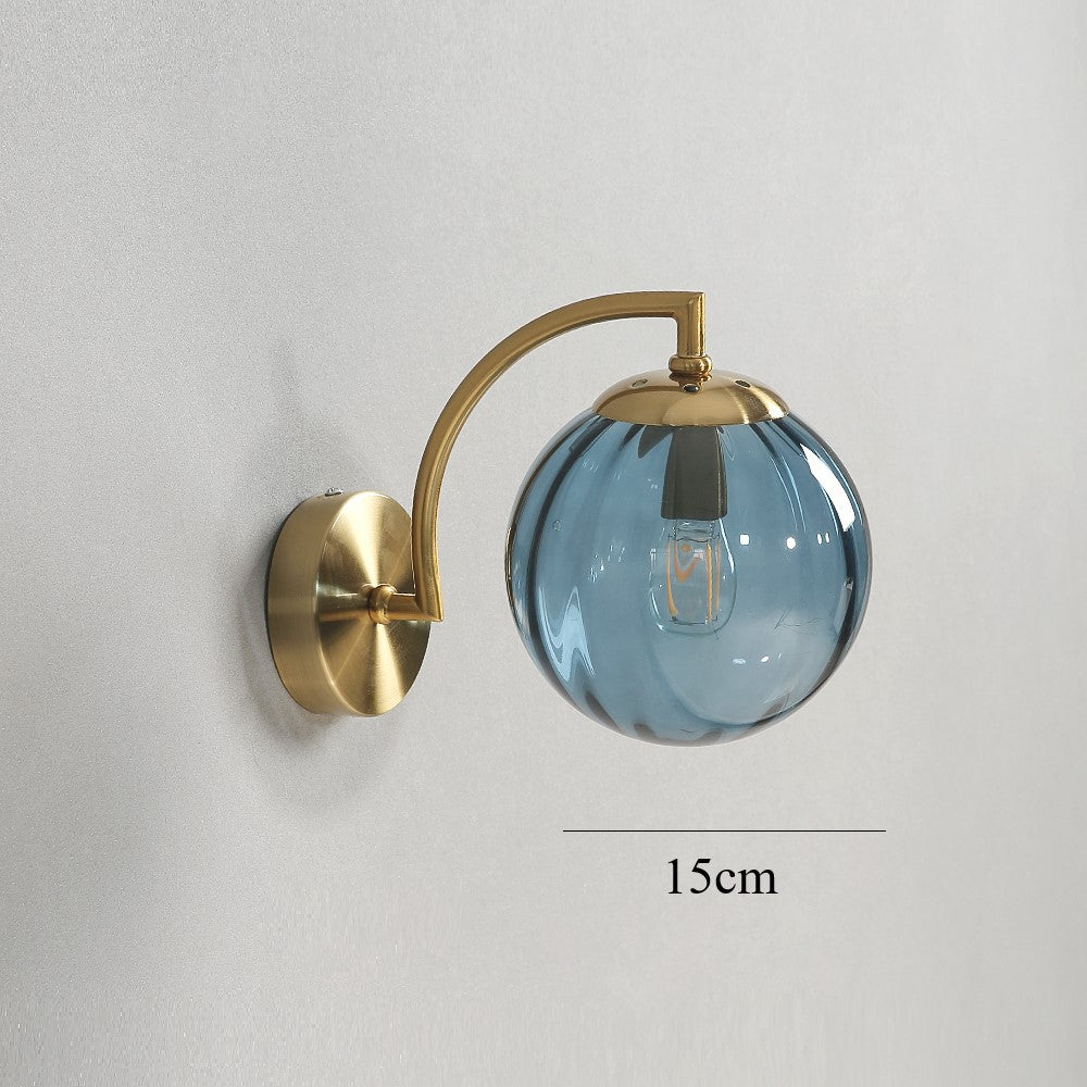 Watermelon Glass Wall Lamp Colored Glass Small Wall Lamp