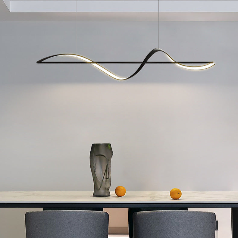 Italian Minimalist Line Restaurant Chandelier