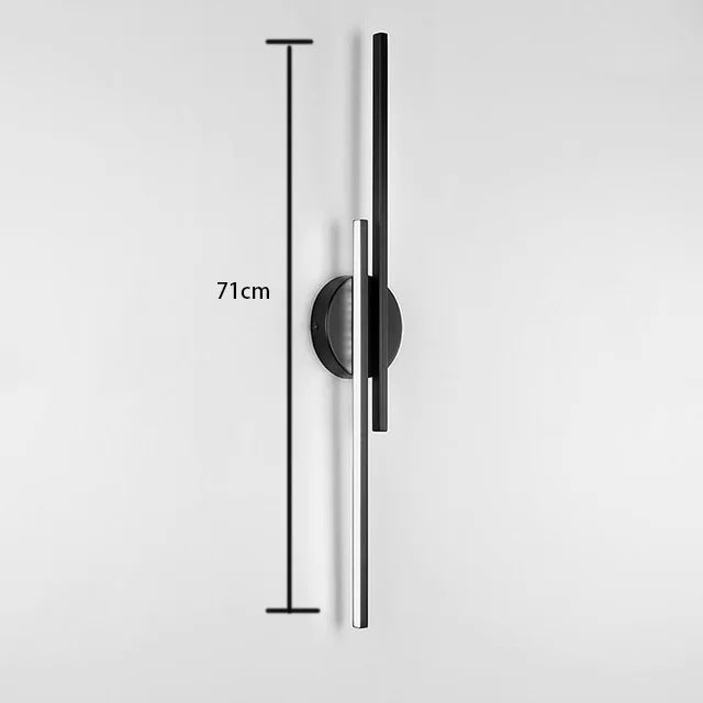 Led Atmosphere Laden Corridor Double Straight Line Wall Lamps