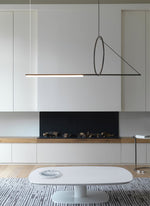 Cercle Trait Linear LED Pendant Light for Kitchen Island and Dining Room