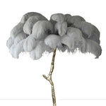 Ins Style Feather Decorated Floor Lamp