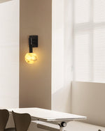 Obra Alabaster Globe Wall Sconce – Modern Bedroom & Living Room Lighting