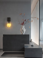 Obra Alabaster Globe Wall Sconce – Modern Bedroom & Living Room Lighting
