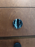 Obsidian Core Marble Cabinet Pull Handle with Brass Core