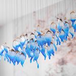 Ocean Drift Hand-Blown Glass Chandelier for Modern Interiors