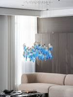 Ocean Drift Hand-Blown Glass Chandelier for Modern Interiors