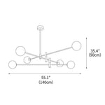 octagonal-ball-chandelier