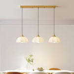 Octagonal Glass Bowl Chandelier