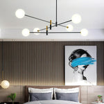 octagonal-ball-chandelier