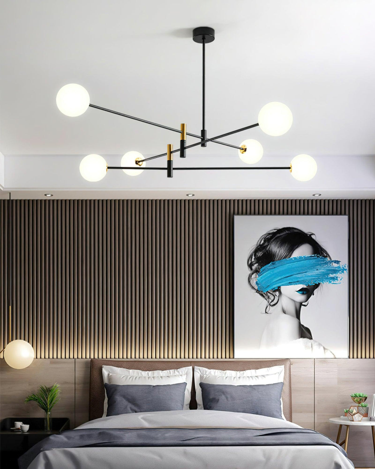 octagonal-ball-chandelier