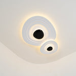 Odeon Modern LED Ceiling Light in Black and White for Living Spaces