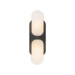 Odin Alabaster Wall Sconce in Brushed Brass | Modern Wall Lighting