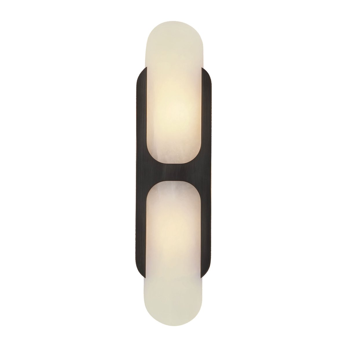 Odin Alabaster Wall Sconce in Brushed Brass | Modern Wall Lighting