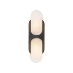 Odin Alabaster Wall Sconce in Brushed Brass | Modern Wall Lighting