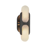 Odin Alabaster Wall Sconce in Brushed Brass | Modern Wall Lighting