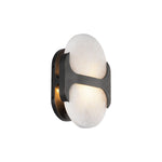 Odin Alabaster Wall Sconce in Brushed Brass | Modern Wall Lighting