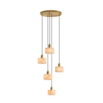 Odyssey Alabaster Pendant Light – Natural Stone & Brass Modern Hanging Lamp