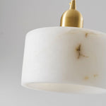 Odyssey Alabaster Pendant Light – Natural Stone & Brass Modern Hanging Lamp