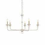Elara Candle Chandelier – Modern Brass Candelabra Chandelier for Dining Room