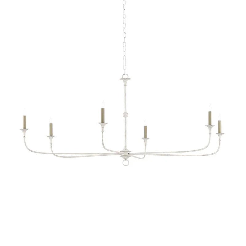 Elara Candle Chandelier – Modern Brass Candelabra Chandelier for Dining Room