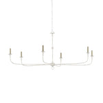 Elara Candle Chandelier – Modern Brass Candelabra Chandelier for Dining Room