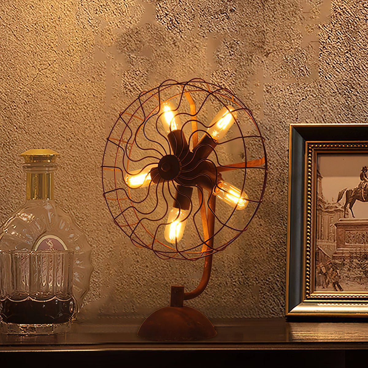 old-style-fan-table-lamp