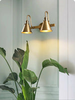 Oliver Wall Sconce in Gold Metal – Modern Minimalist Wall Light for Bedroom, Living Room, Hallway