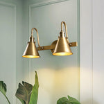 Oliver Wall Sconce in Gold Metal – Modern Minimalist Wall Light for Bedroom, Living Room, Hallway