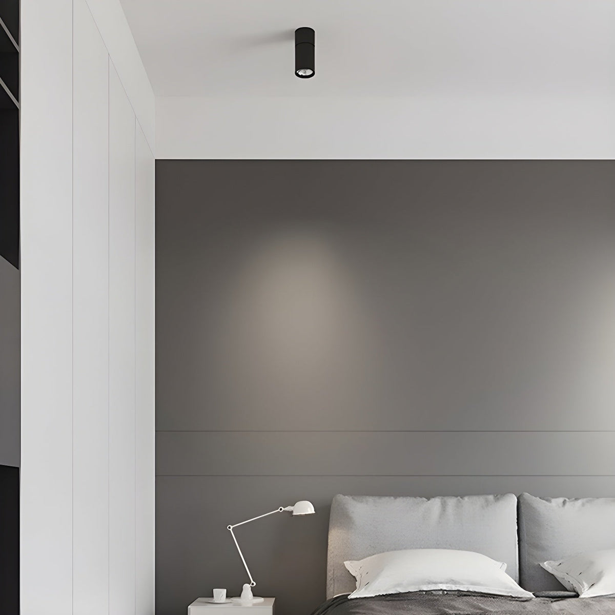 Oliver Surface Mounted LED Downlight Cylinder Spotlight for Modern Interiors