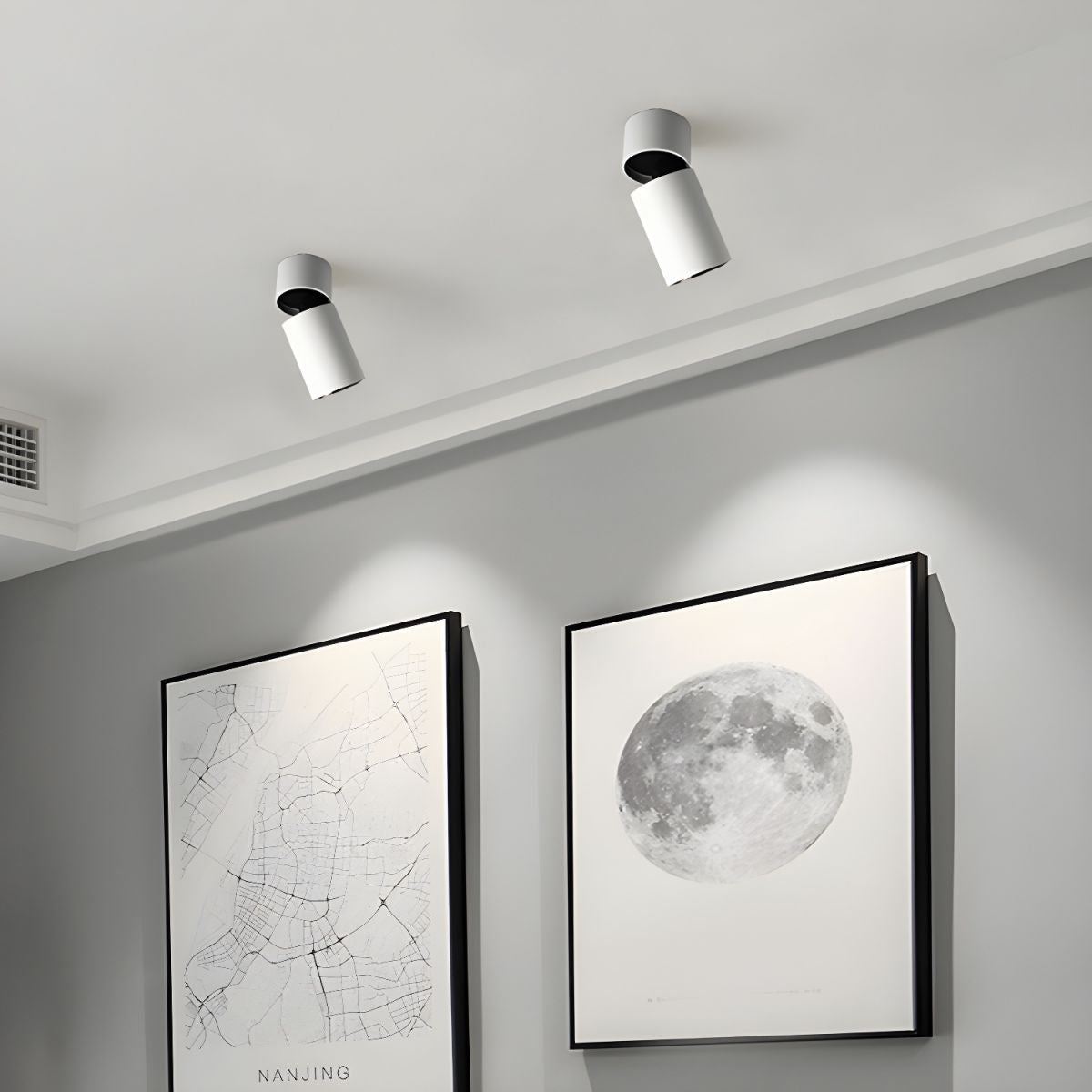 Oliver Surface Mounted LED Downlight Cylinder Spotlight for Modern Interiors