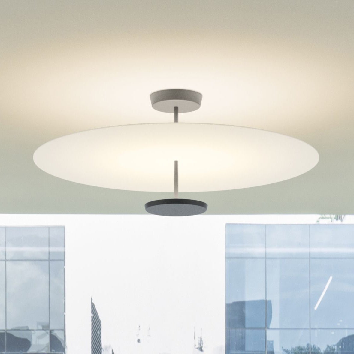 Omi Disc LED Ceiling Light – Modern Flush Mount for Bedroom & Living Room