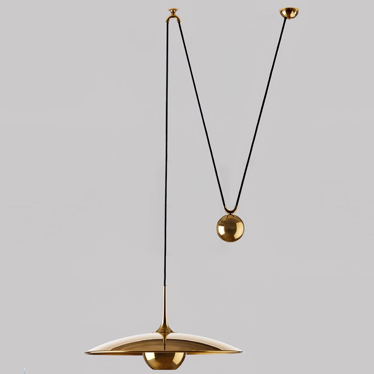 Onos Pendant Light – Adjustable Modern Brass & Chrome Ceiling Lamp