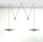 Onos Pendant Light – Adjustable Modern Brass & Chrome Ceiling Lamp