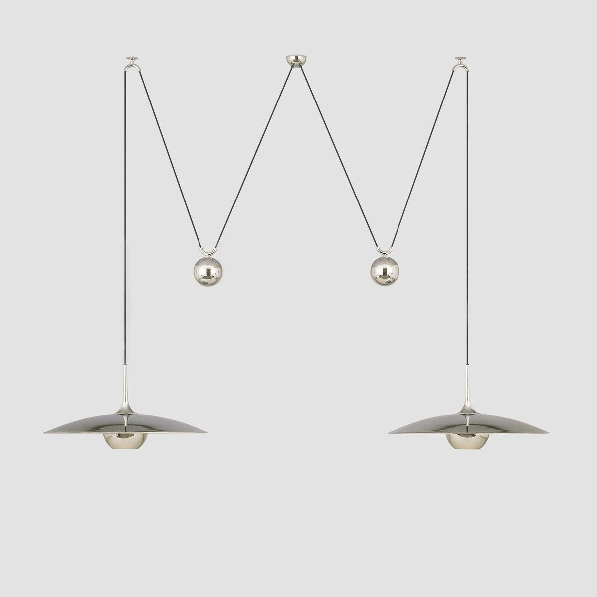 Onos Pendant Light – Adjustable Modern Brass & Chrome Ceiling Lamp