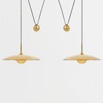 Onos Pendant Light – Adjustable Modern Brass & Chrome Ceiling Lamp
