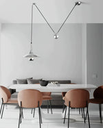 Onos Pendant Light – Adjustable Modern Brass & Chrome Ceiling Lamp