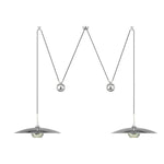 Onos Pendant Light – Adjustable Modern Brass & Chrome Ceiling Lamp