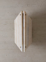 Onyxa Crest Alabaster Wall Sconce – Modern LED Wall Light for Bedroom & Living Room
