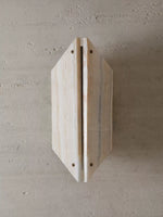 Onyxa Crest Alabaster Wall Sconce – Modern LED Wall Light for Bedroom & Living Room