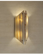 Onyxa Crest Alabaster Wall Sconce – Modern LED Wall Light for Bedroom & Living Room