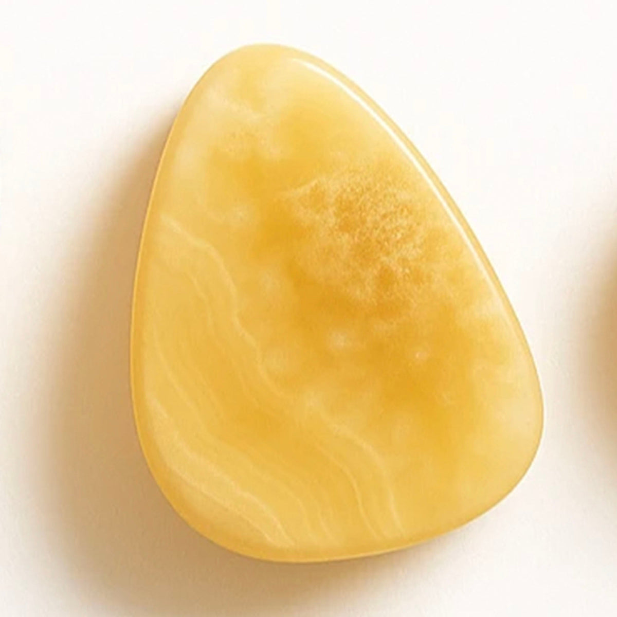 Amber Onyx Wall Coat Hook – Sculptural Marble Hook for Entryway and Living Spaces