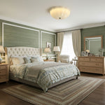 Opal Shell Flush Mount Ceiling Light, Modern Glass LED Ceiling Lamp for Living Room and Bedroom