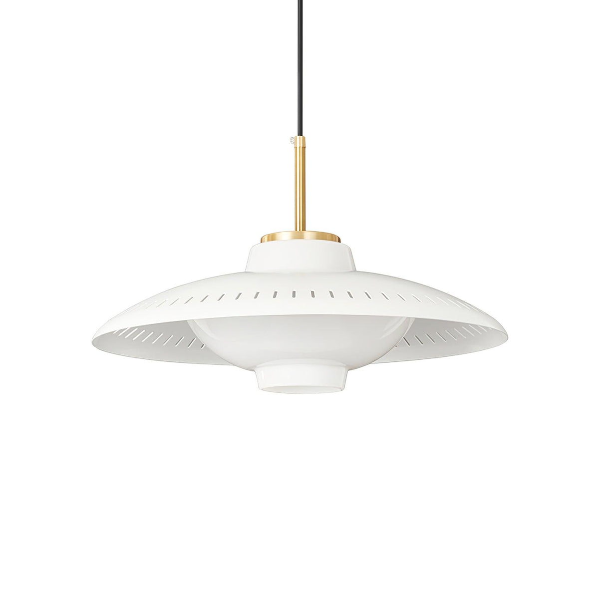 Opal Shade Pendant Light – Modern Glass & Metal Hanging Lamp for Dining Room