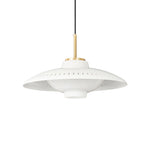 Opal Shade Pendant Light – Modern Glass & Metal Hanging Lamp for Dining Room