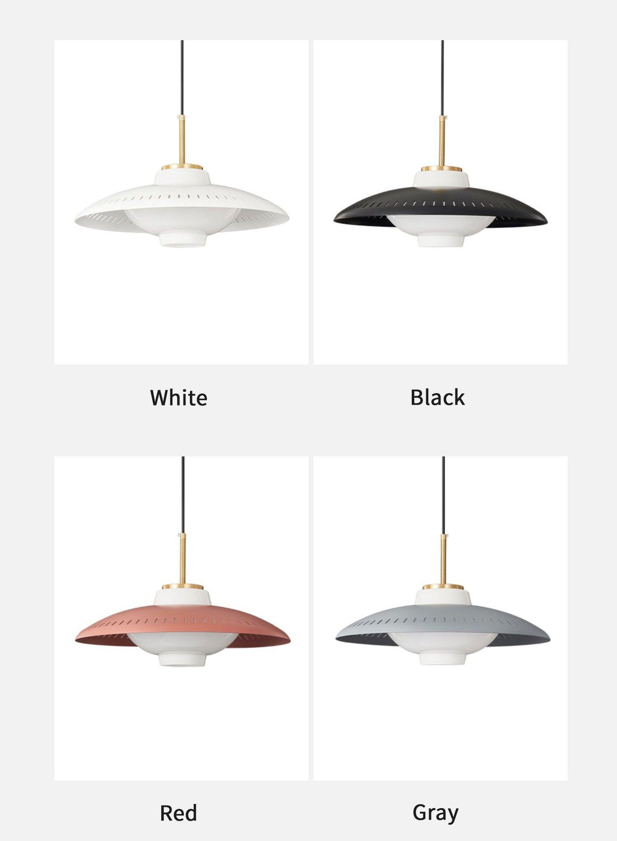 Opal Shade Pendant Light – Modern Glass & Metal Hanging Lamp for Dining Room
