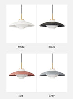 Opal Shade Pendant Light – Modern Glass & Metal Hanging Lamp for Dining Room