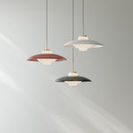 Opal Shade Pendant Light – Modern Glass & Metal Hanging Lamp for Dining Room